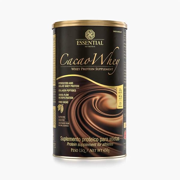 Cacao Whey 450G Essential Nutrition